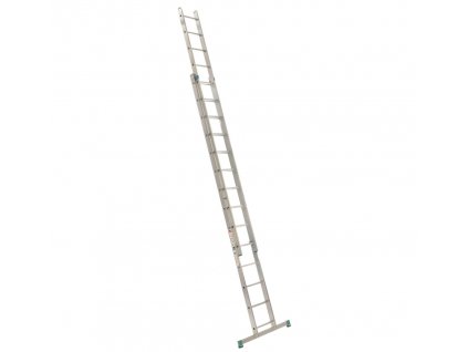 Hliníkový rebrík dvojdielny výsuvný 7214* PROFI