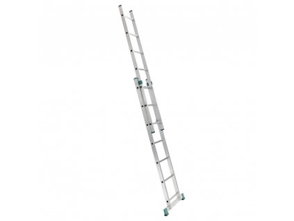 Hliníkový rebrík dvojdielny výsuvný 7207 PROFI