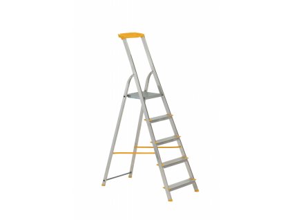 Schodíky jednostranné hliníkové s poličkou 1945 HOBBY