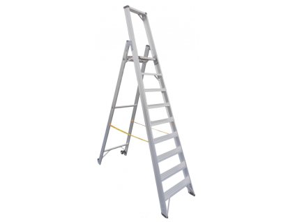 Schodíky jednostranné hliníkové 9309 PROFI PLUS