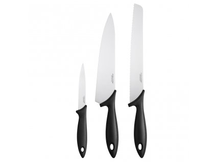 Essential sada základní - nůž okrajovací, nůž kuchyňský, nůž na chléb a pečivo