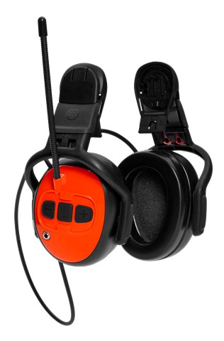 Husqvarna Chrániče sluchu s FM rádiom na pripevnenie na prilbu / len samotné mušle /