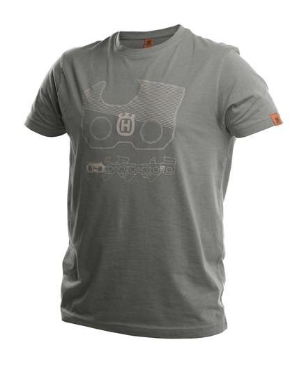 Husqvarna Tričko Cutter s krátkym rukávom, unisex, šedé Veľkosť: L