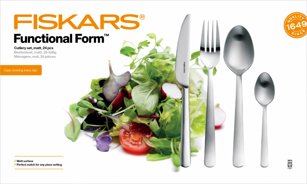 FISKARS Súprava príborov Functional Form , 24 ks, matné