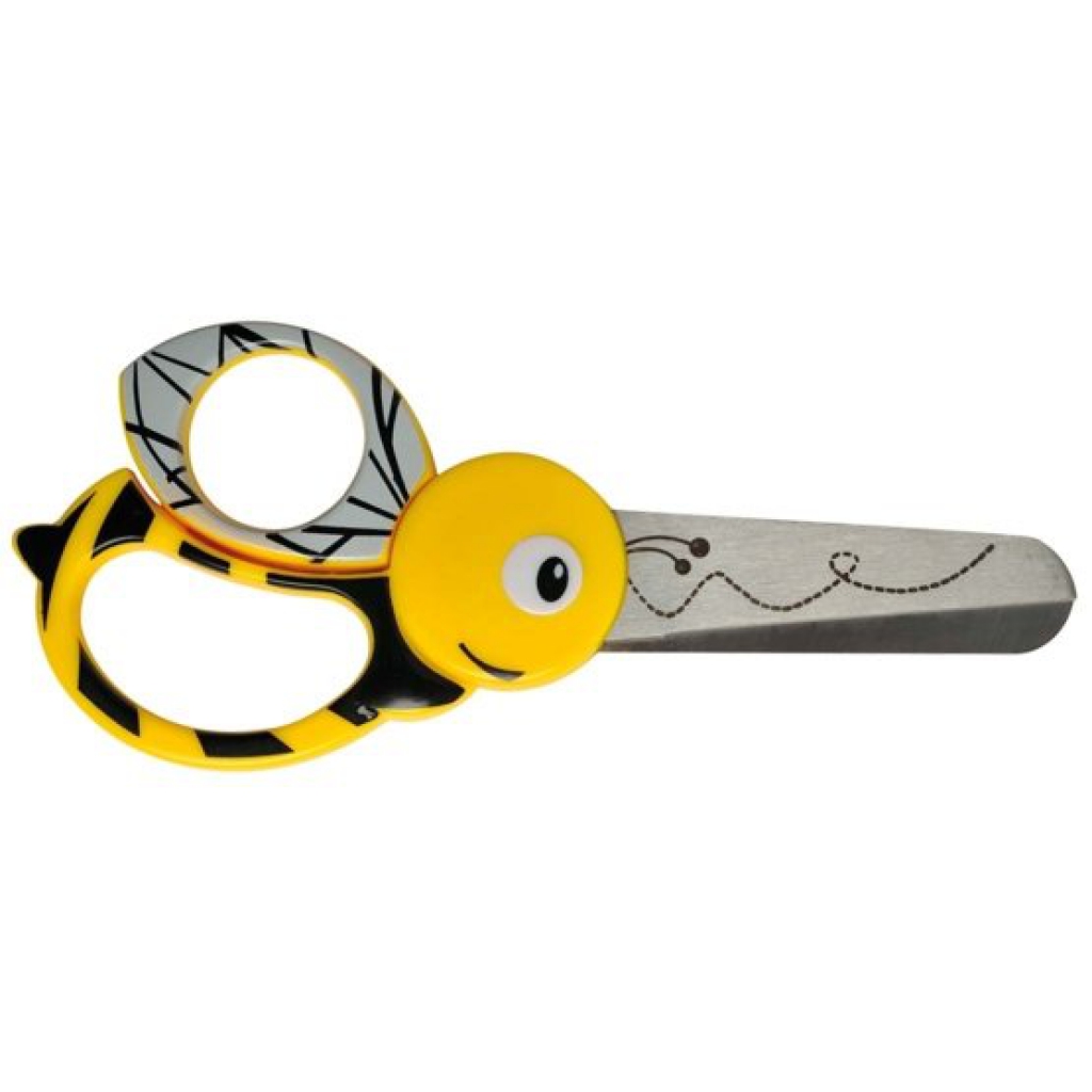 FISKARS Detské zvieracie nožnice, Včielka (13 cm)