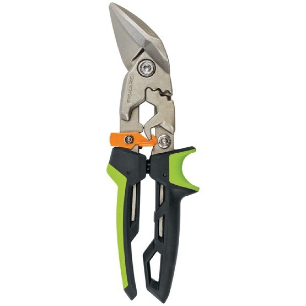 FISKARS PowerGear prevodové nožnice na plech, offsetové pravé