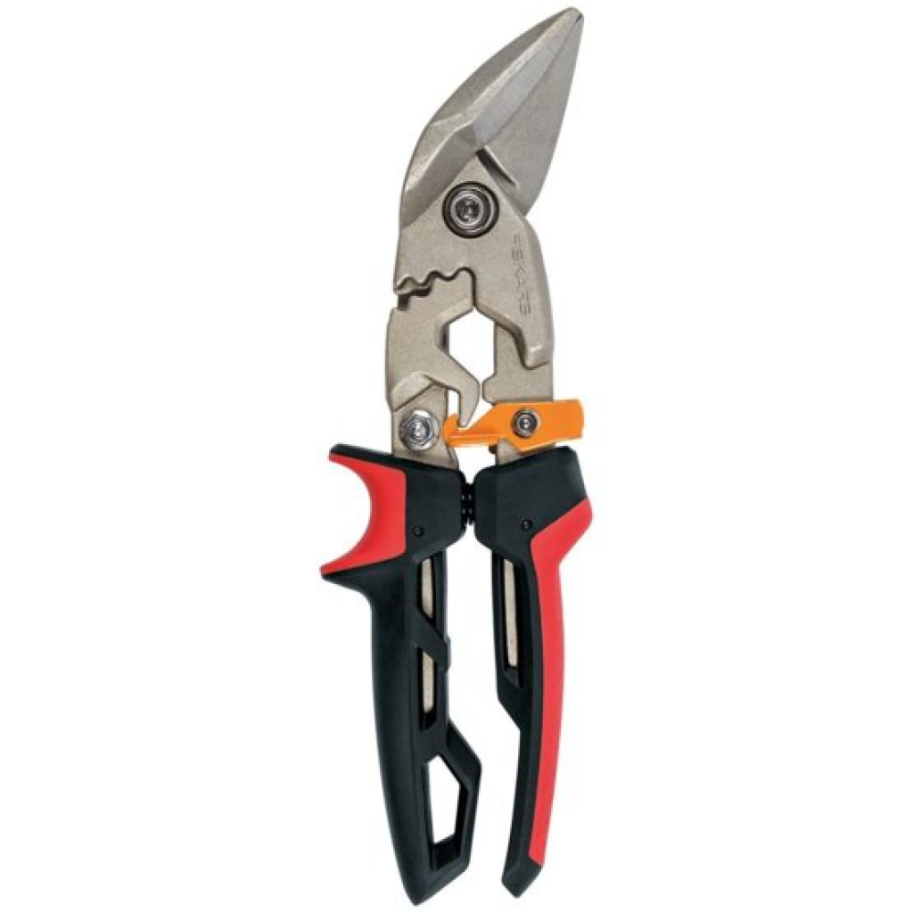 FISKARS PowerGear prevodové nožnice na plech, offsetové ľavé