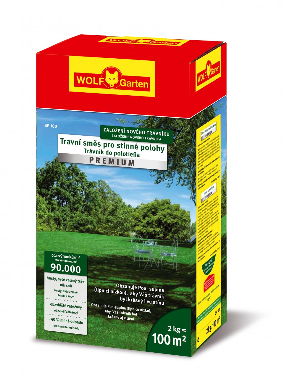 WOLF-Garten Osivo - TRÁVNIK DO TIEŇA PREMIUM SP 100