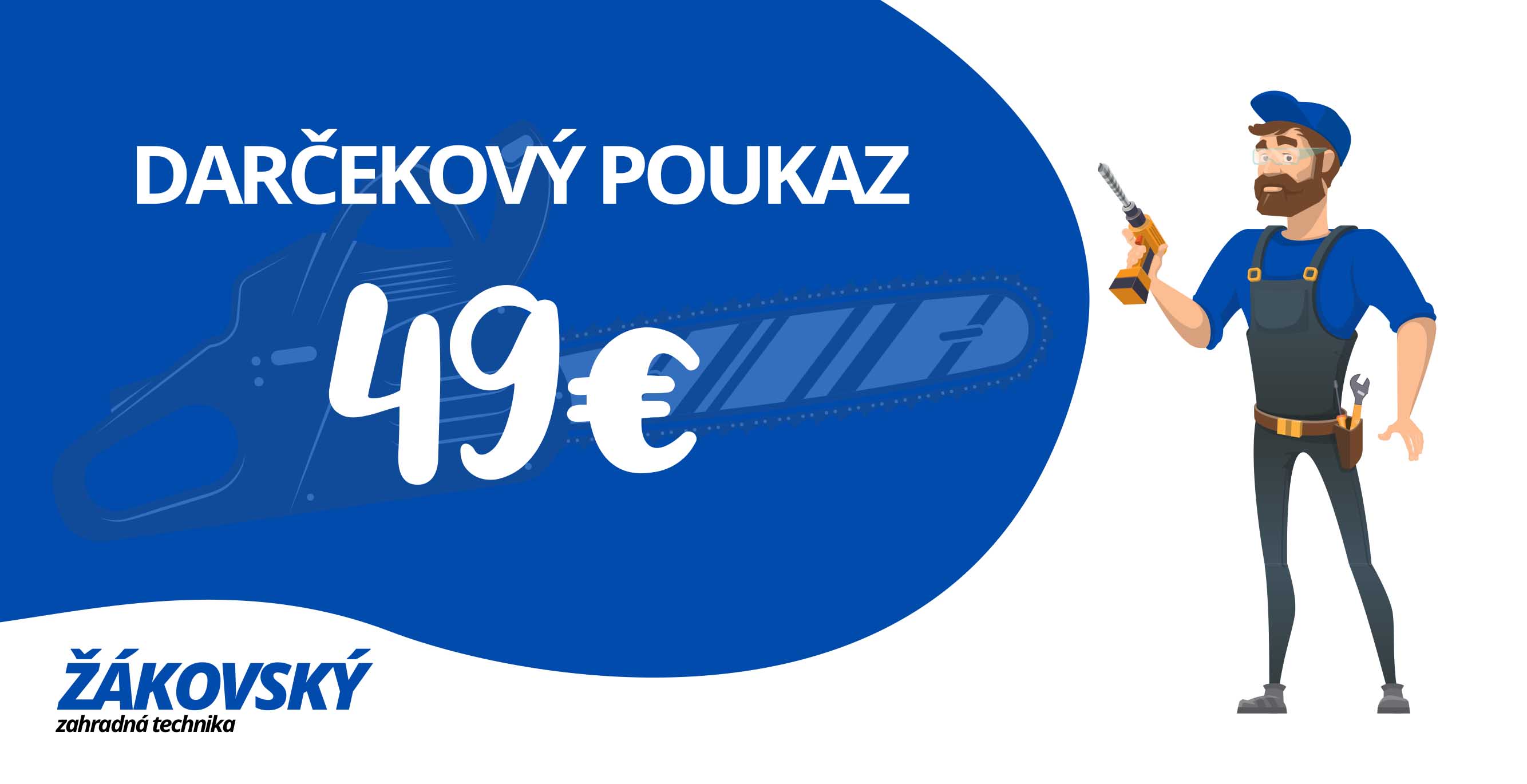 Husqvarna Darčekový poukaz v hodnote 49 €