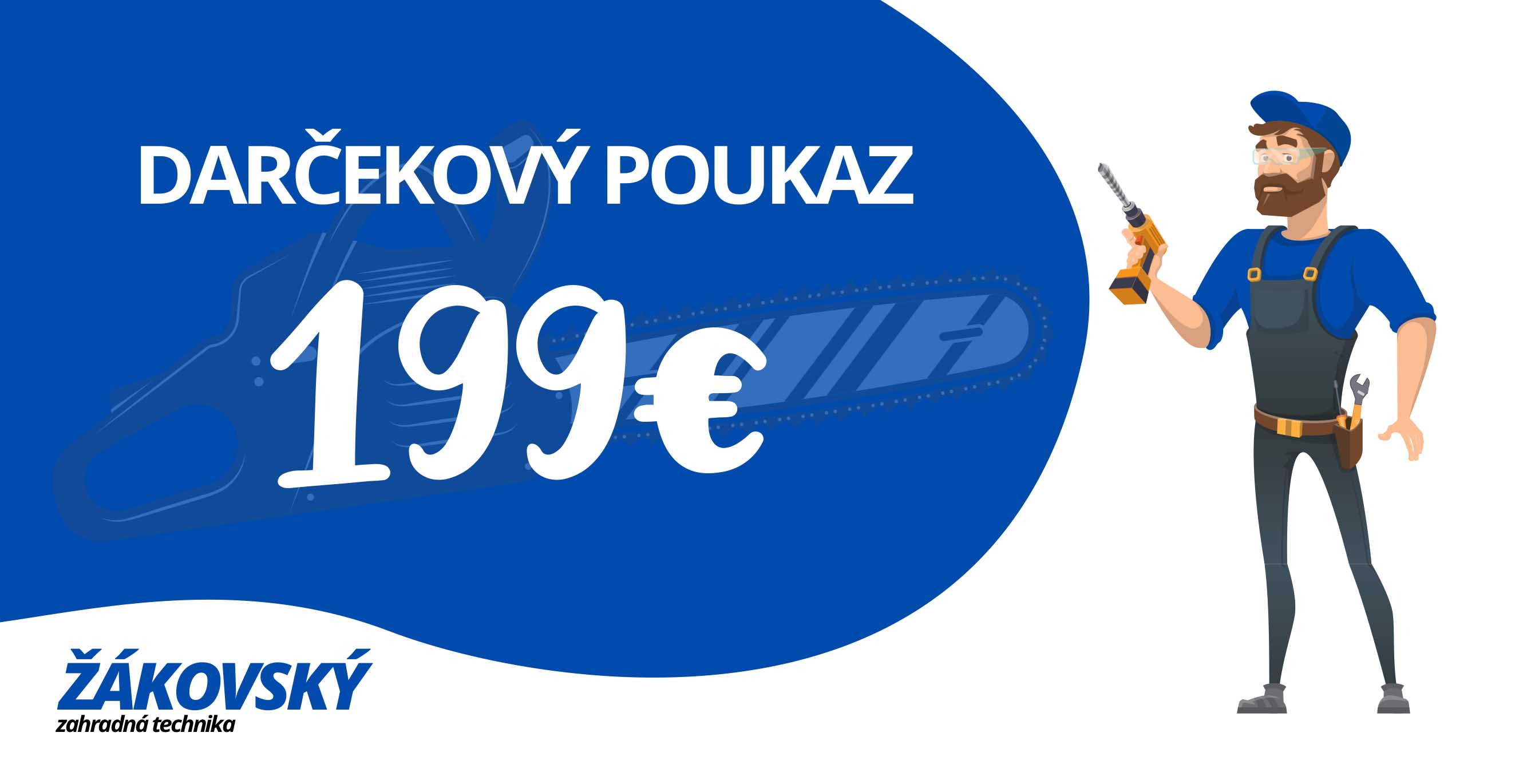 Husqvarna Darčekový poukaz v hodnote 199 €