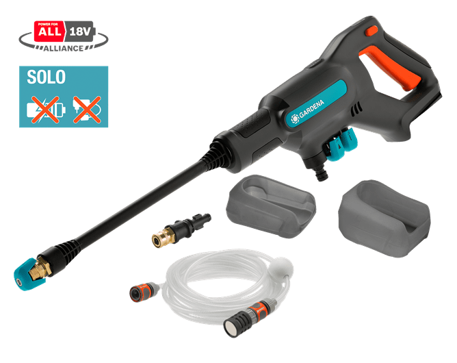 Gardena Akumulátorový stredotlakový čistič AquaClean 24/18V P4A - bez akumulátora