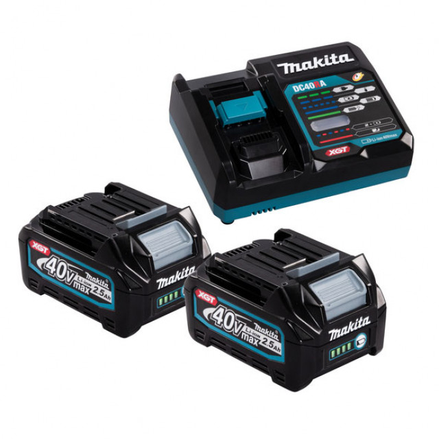 Makita - príslušenstvo Rýchlonabíjačka DC40RA + 2 x BL4025