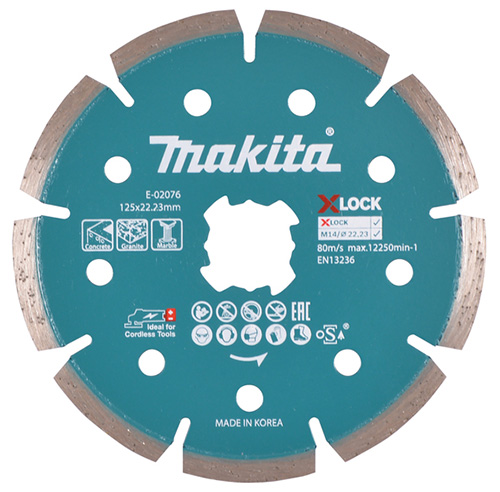 Makita - príslušenstvo +DIAMANTOVÝ KOTÚČ X-LOCK 125X22,23MM