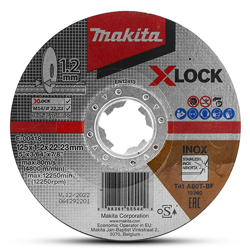 Makita - príslušenstvo +KOTÚČ REZNÝ X-LOCK125X1,2X22,23 MM