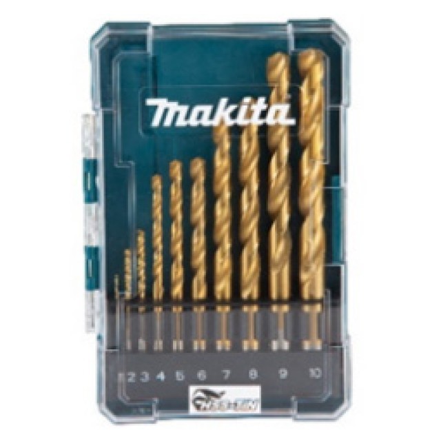 Makita - príslušenstvo +SADA VRTÁKOV HSS-Tin 10 KS