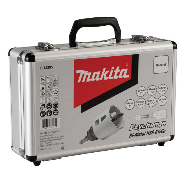 Makita - príslušenstvo +SADA VYKRUŽ.D25,32,40,51,65,68,76 MM 9