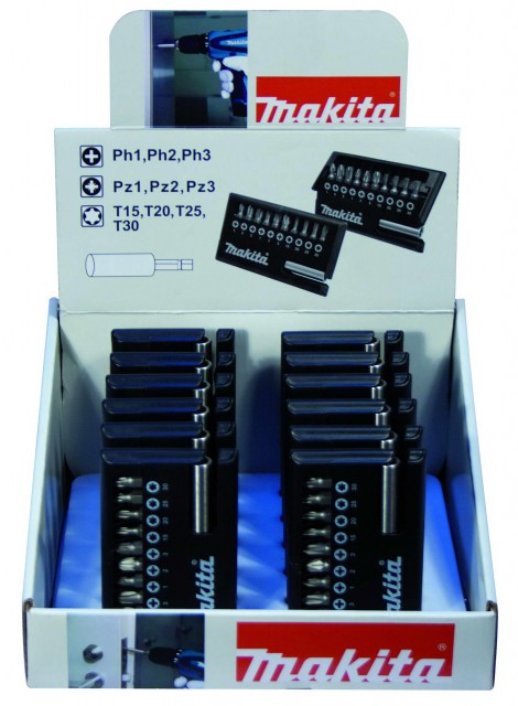 Makita - príslušenstvo +SADA BITOV 12ks BALENIE 12sád