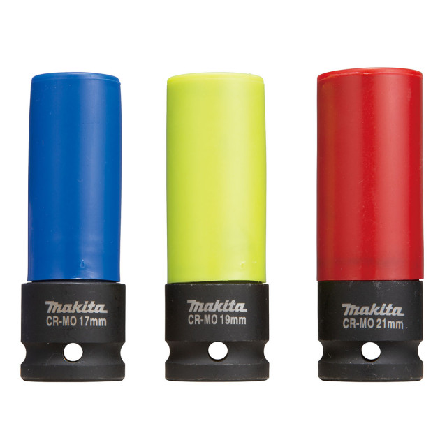 Makita - príslušenstvo +SADA ORECHOV 1/2" 3 KS / 17; 19; 21 MM