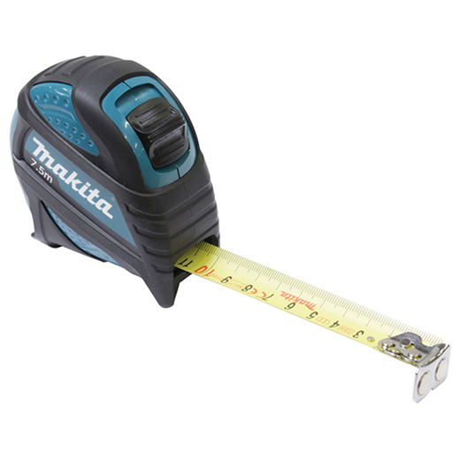 Makita - príslušenstvo meter zvinovací 7,5 m / 25 mm dĺžka: 7,5 m