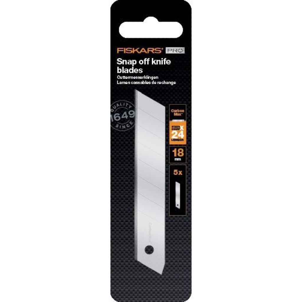 FISKARS CarbonMax rezné hrany pre odlamovací nôž 18 mm, 5 ks