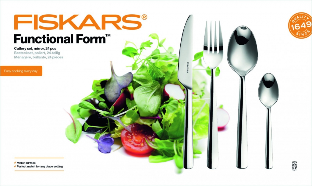 FISKARS Súprava príborov Functional Form , 24 ks, lesklé vyhotovenie