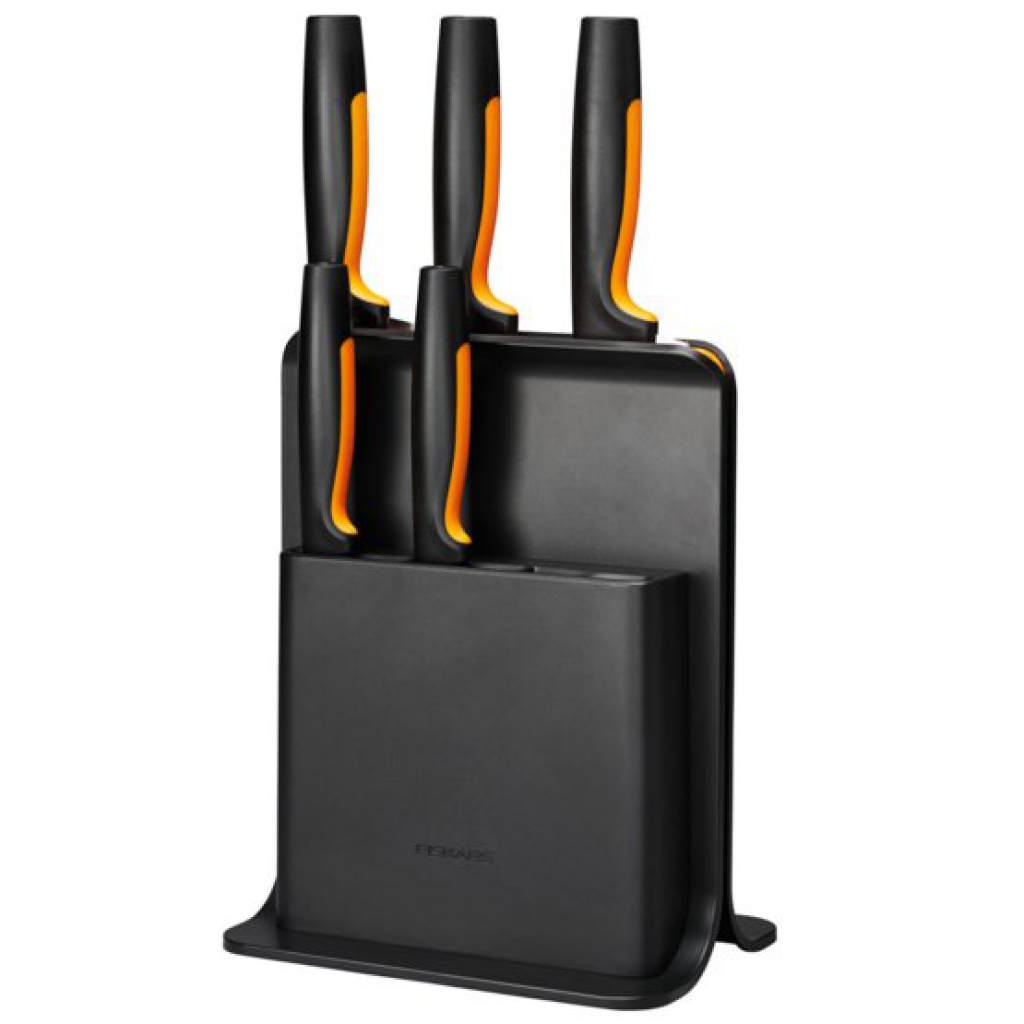 FISKARS Plastový blok s piatimi nožmi Functional Form