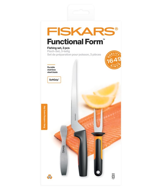 FISKARS Súprava na prípravu rýb, 3 ks Functional Form