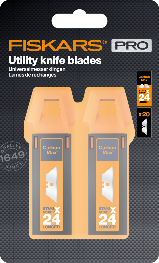 FISKARS Pro CarbonMax Úžitkové čepeles (20 ks)