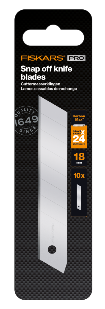 FISKARS Hardware CarbonMax Brity pre odlamovací nôž 18 mm, 10 ks