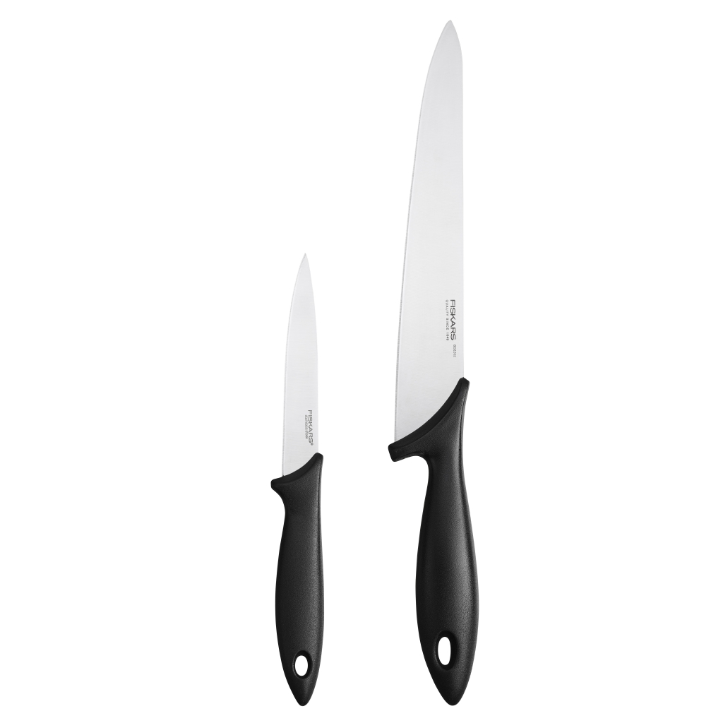 FISKARS Essential sada kuchařská - nůž okrajovací, nůž kuchyňský