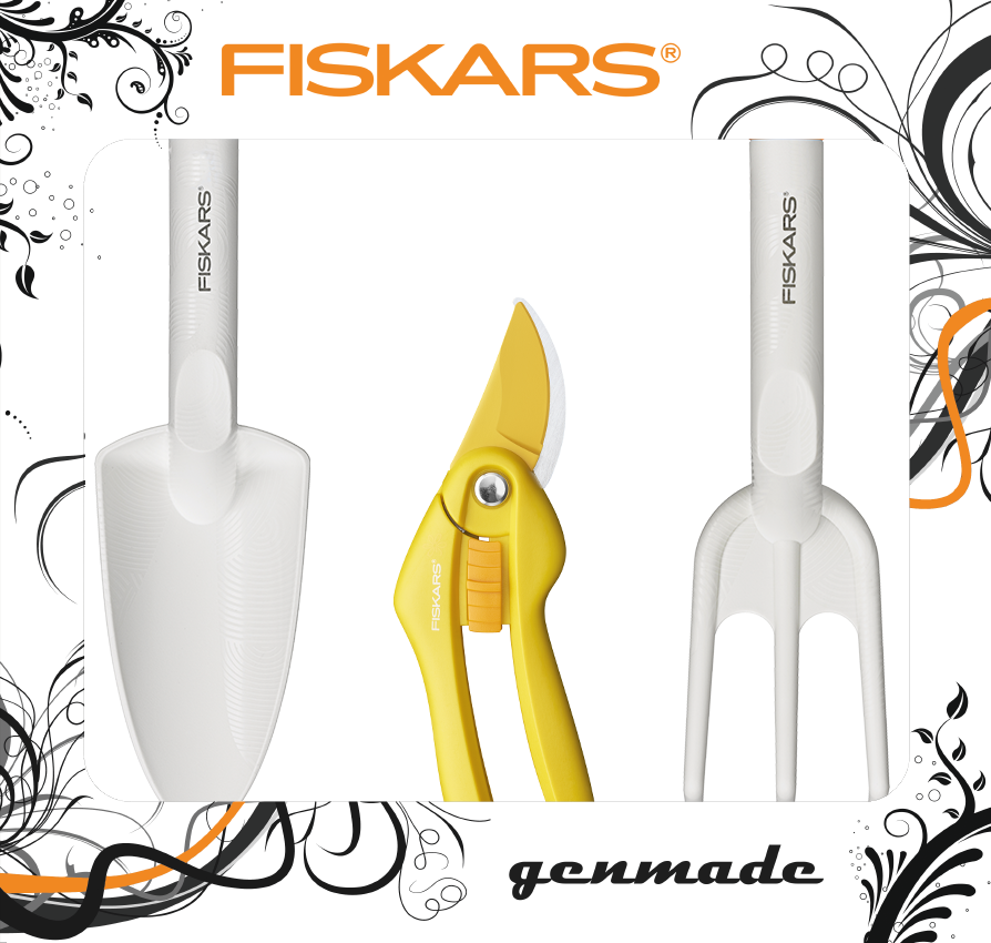 FISKARS Záhradná sada Šafran, biela