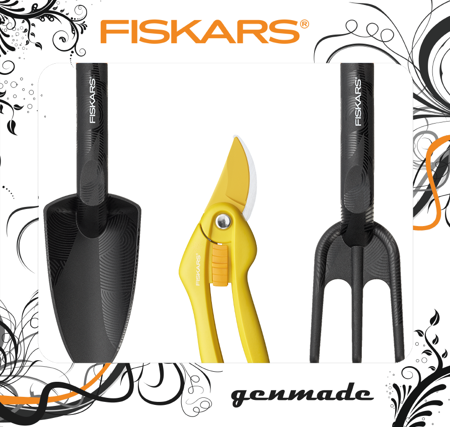 FISKARS Záhradná sada Šafran, čierna
