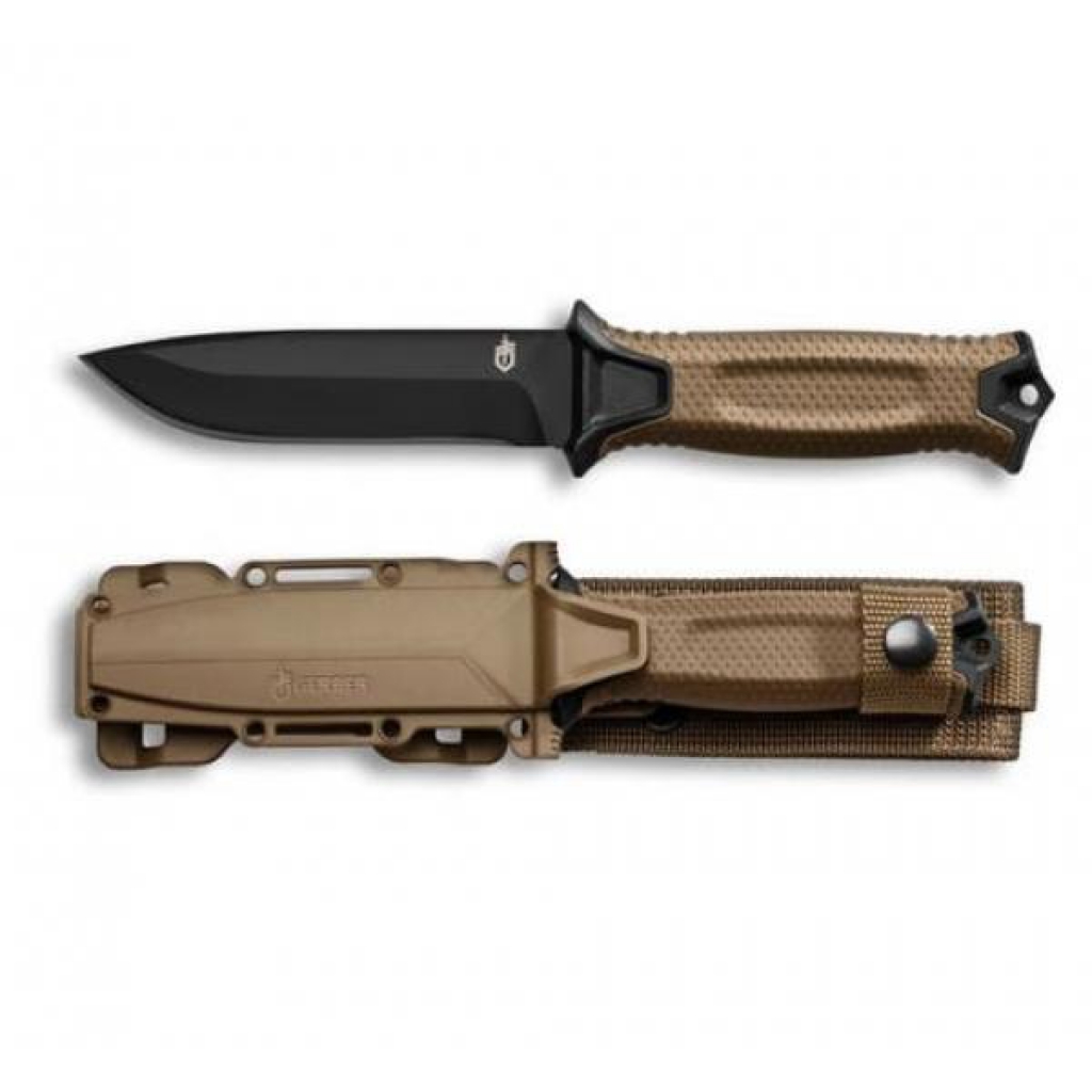 FISKARS Strongarm Fixed, hladké ostrie - Coyote