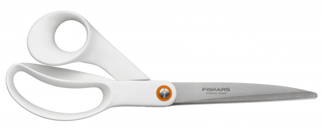 FISKARS Univerzálne nožnice veľké 21cm biele