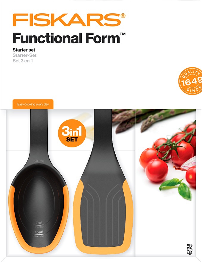 FISKARS Štartovací set - lyžica, lopatka a kliešte