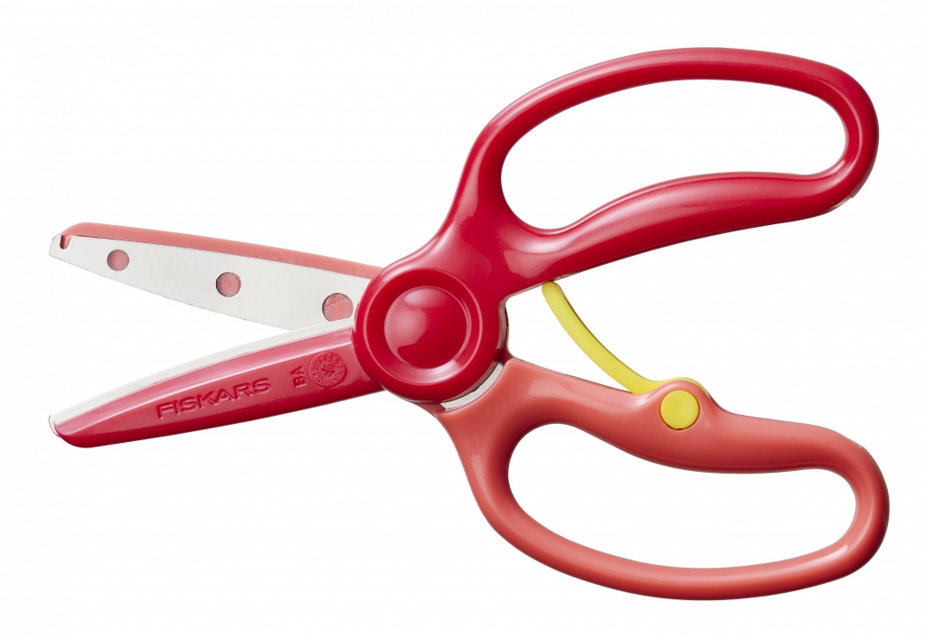 FISKARS Trénovacie nožnice, červené (3+)