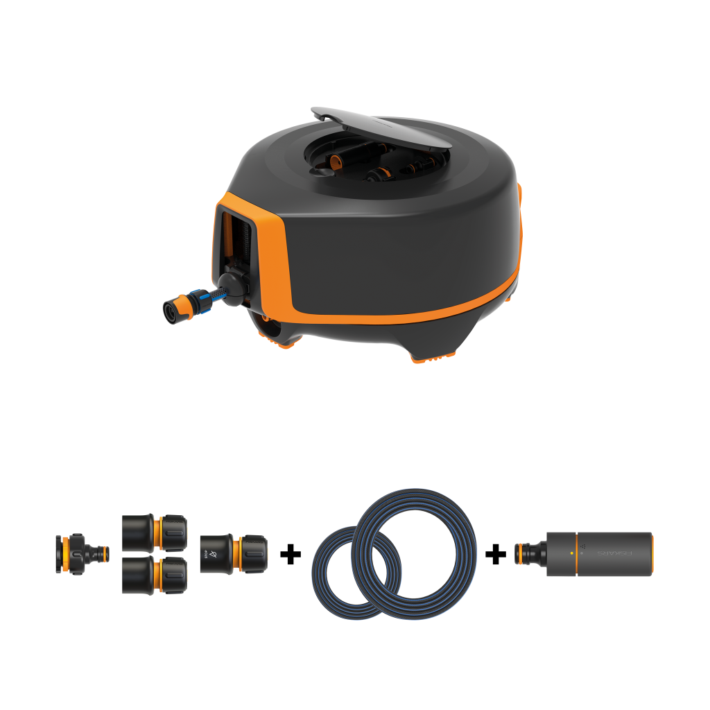 FISKARS Automatický bubon XL, 13 mm (1/2”), dosah 25 m