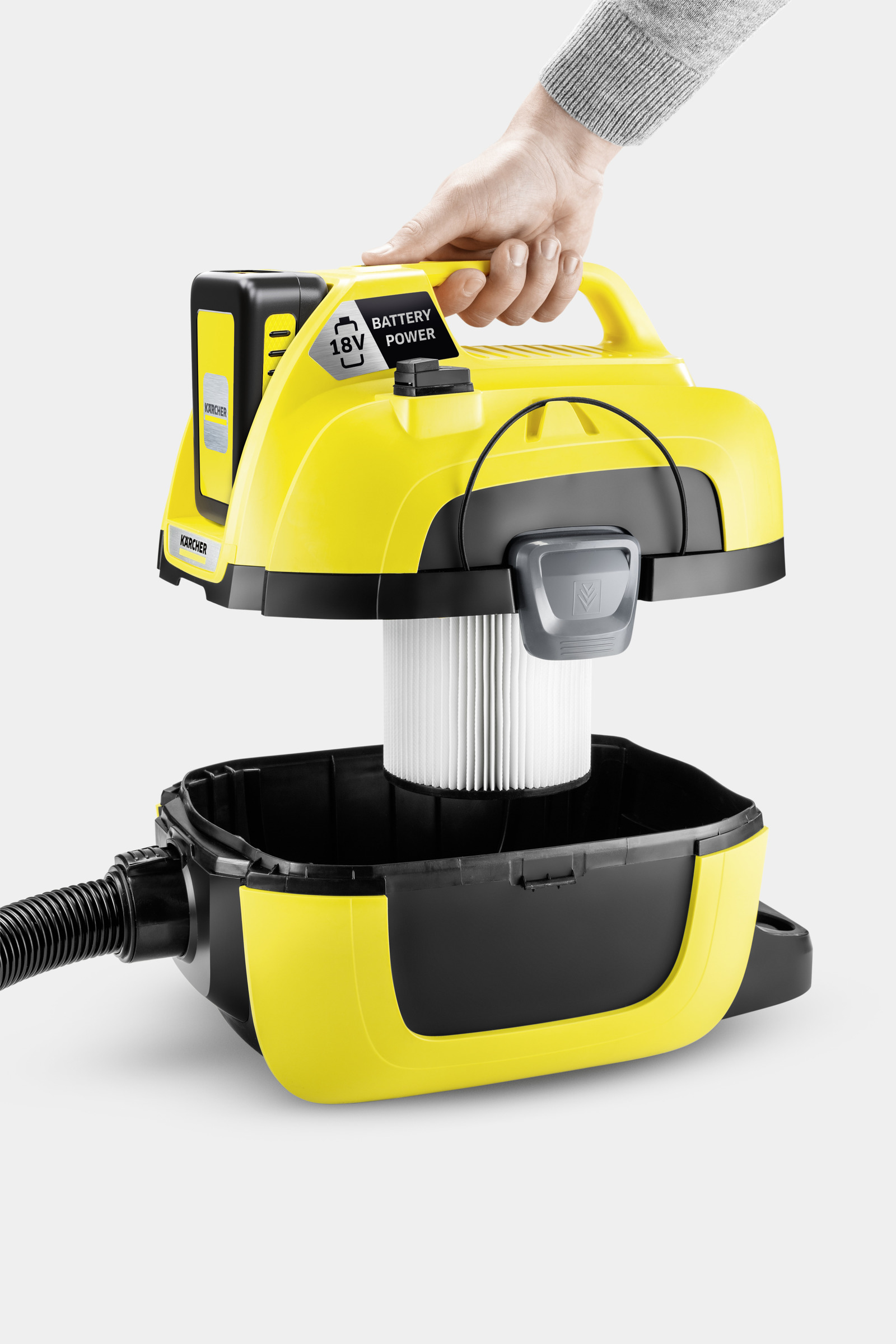 Karcher Kärcher Akumulátorový mokro suchý vysávač WD 1 Compact Battery Set