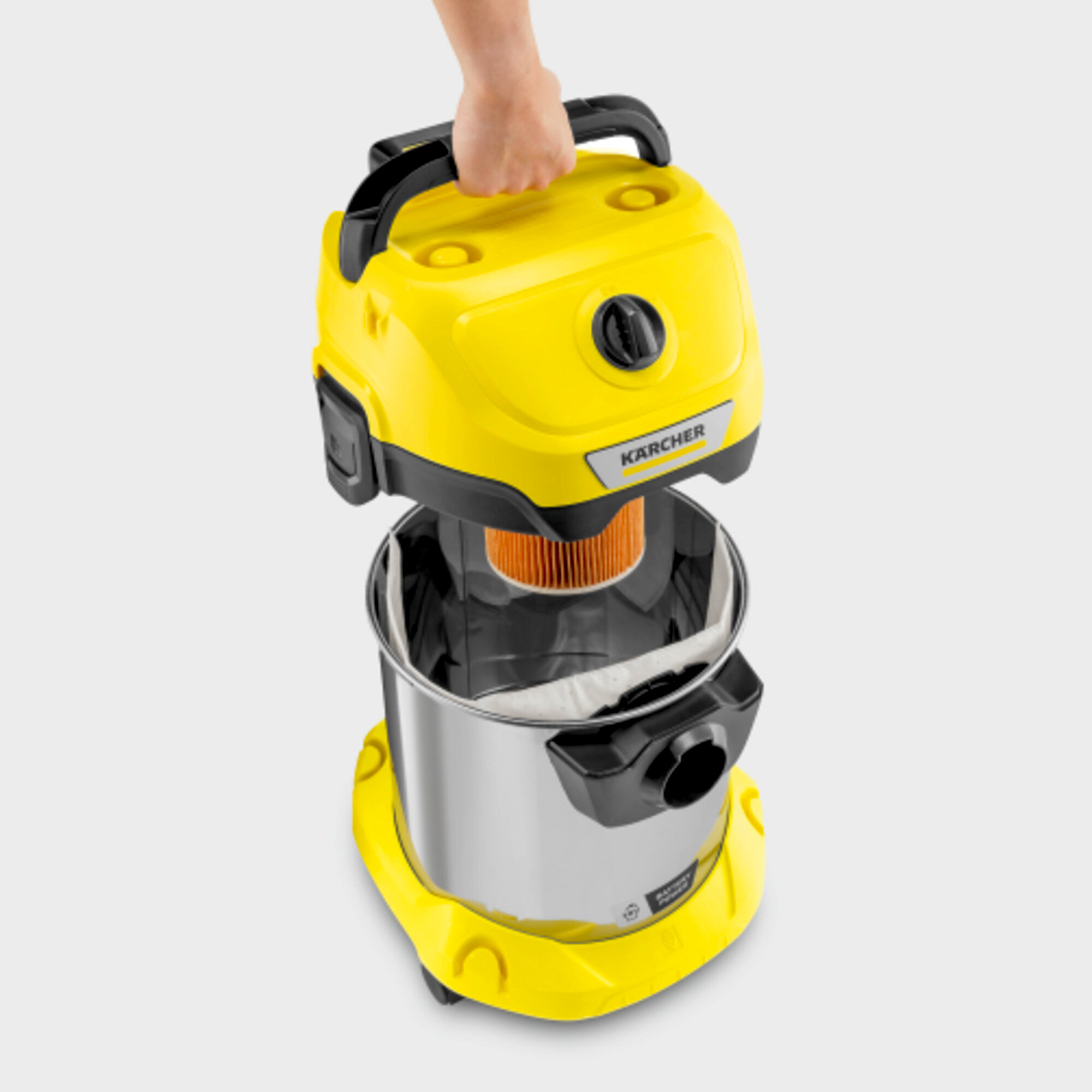 Karcher Kärcher Akumulátorový mokro suchý vysávač WD 3-18 S V-17/20