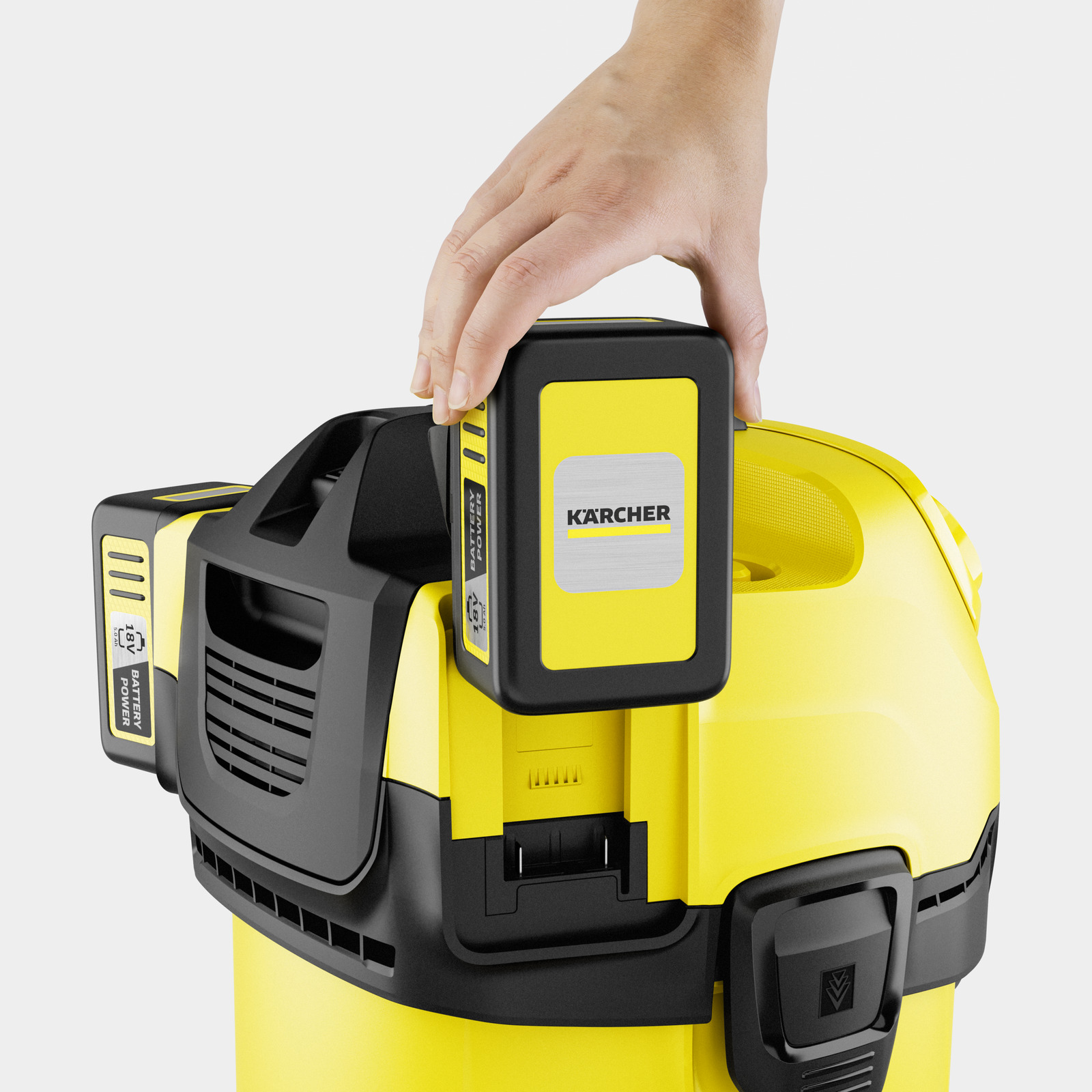 Karcher Kärcher Akumulátorový mokro-suchý vysávač WD 4-18 V-20/22 Dual