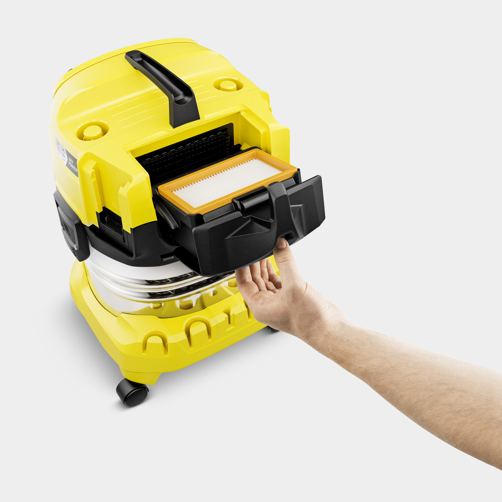 Karcher Kärcher Akumulátorový mokro-suchý vysávač WD 4-18 S V-20/22 Dual