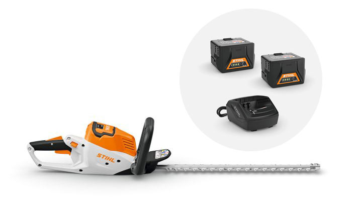 Akumulátorové nožnice na živý plot STIHL HSA 50, set s 2x AK 10
