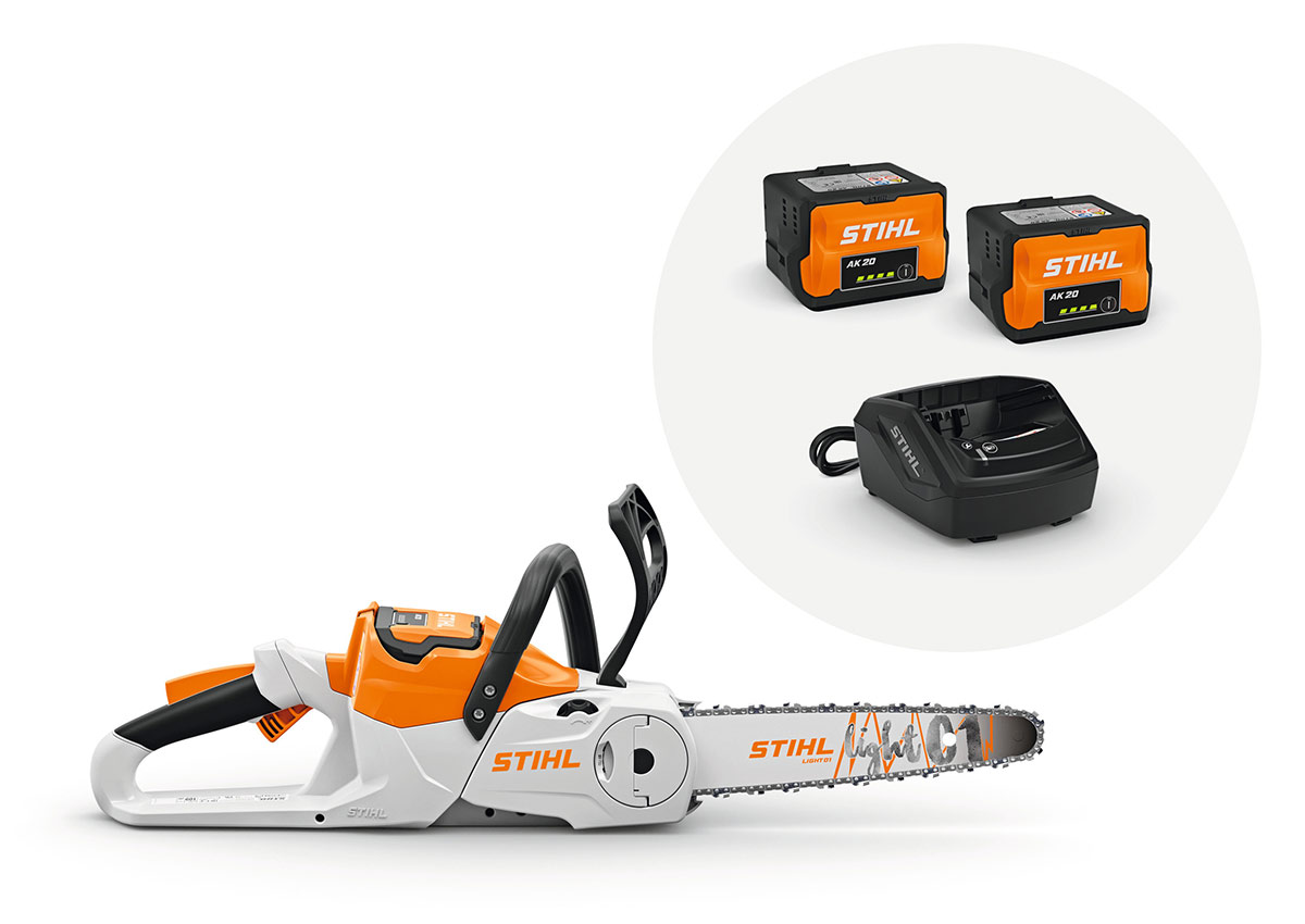Akumulátorová reťazová STIHL MSA 60 C-B, set s 2x AK 20