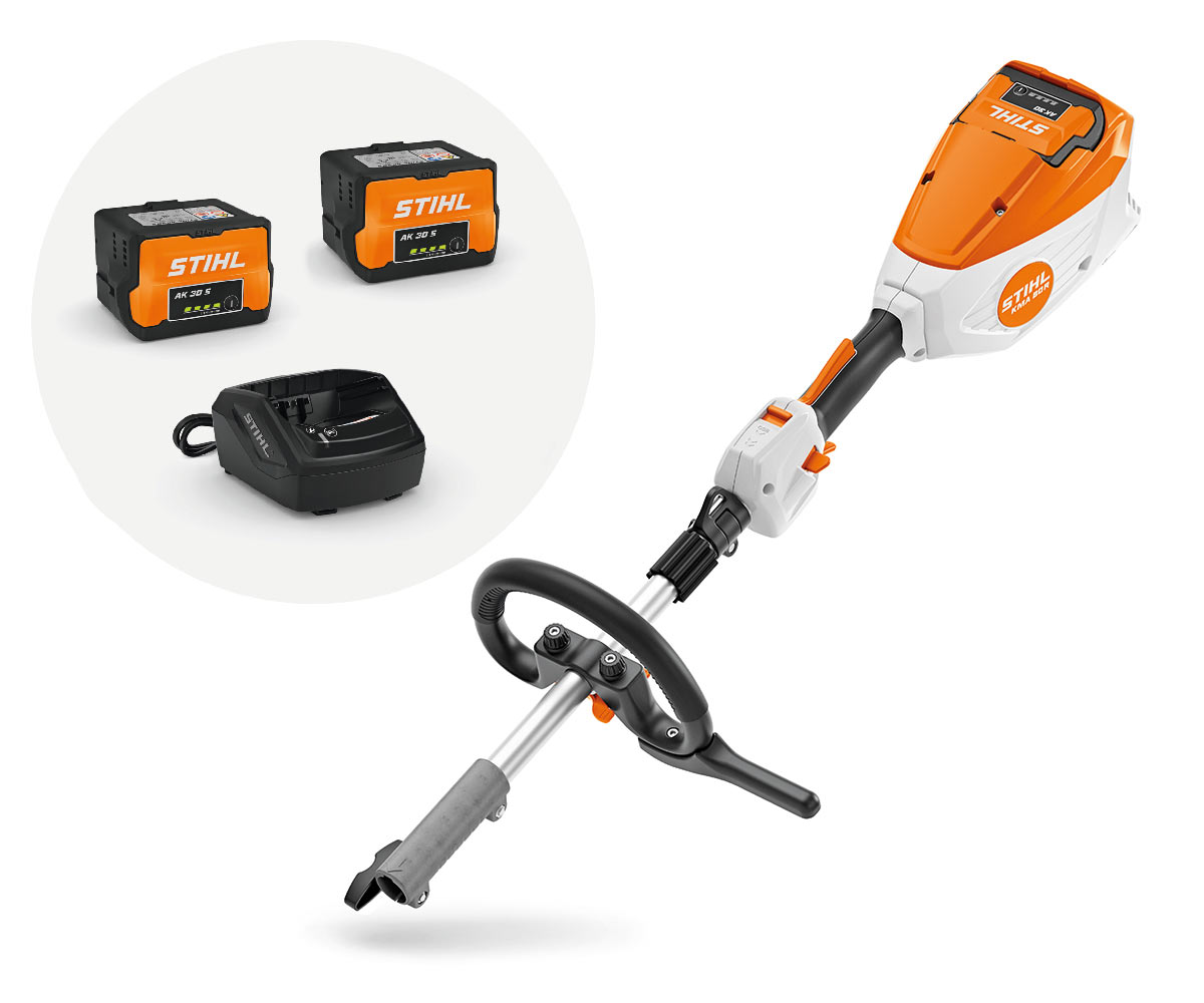 Akumulátorový kombi motor STIHL KMA 80 R set s 2 x AK 30 + AL 101