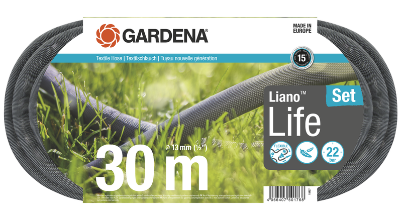 Gardena Textilná hadica Liano™ Life 30 m - súprava