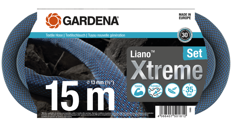 Gardena Textilná hadica Liano™ Xtreme 15 m - súprava