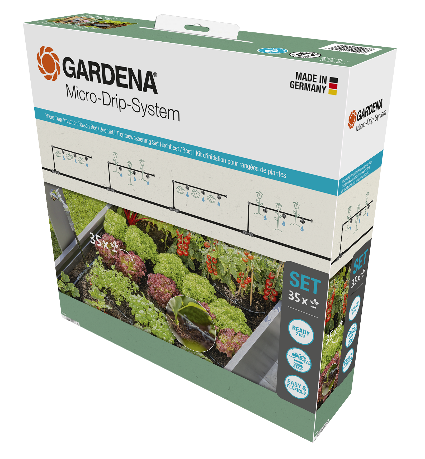 Gardena Štartovacia sada pre vyvýšené záhony/záhony (35 rastlín)