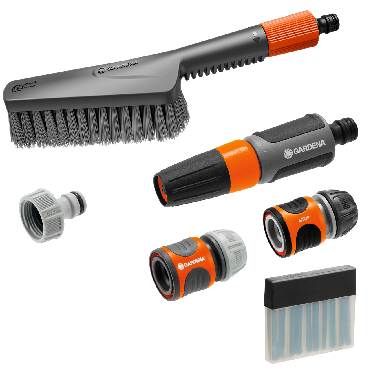 Gardena Cleansystem súprava s ručnou kefou S mäkkou