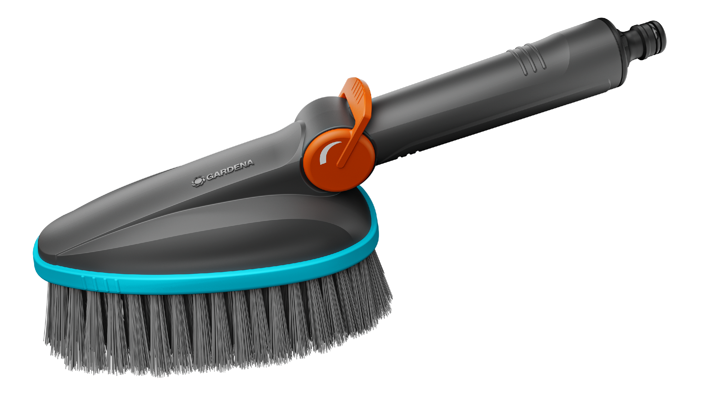 Gardena Cleansystem ručná kefa M mäkká, s prípojkou na hadicu, čistenie menších plôch