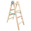 4904 (DDP-4) Drevený rebrík dvojdielny /PREMIUM/ PROFI